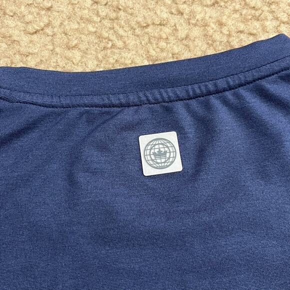 Peter Millar Womens Performance Blue T Shirt Size Small (company logo) - Picture 5 of 6